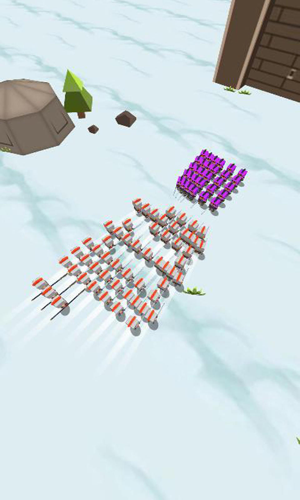 Square war head on Game Screenshot