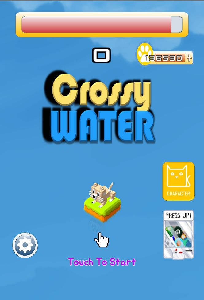 Screenshot of CrossyWater