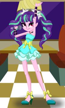 Dress up Aria Blaze Game Screenshot