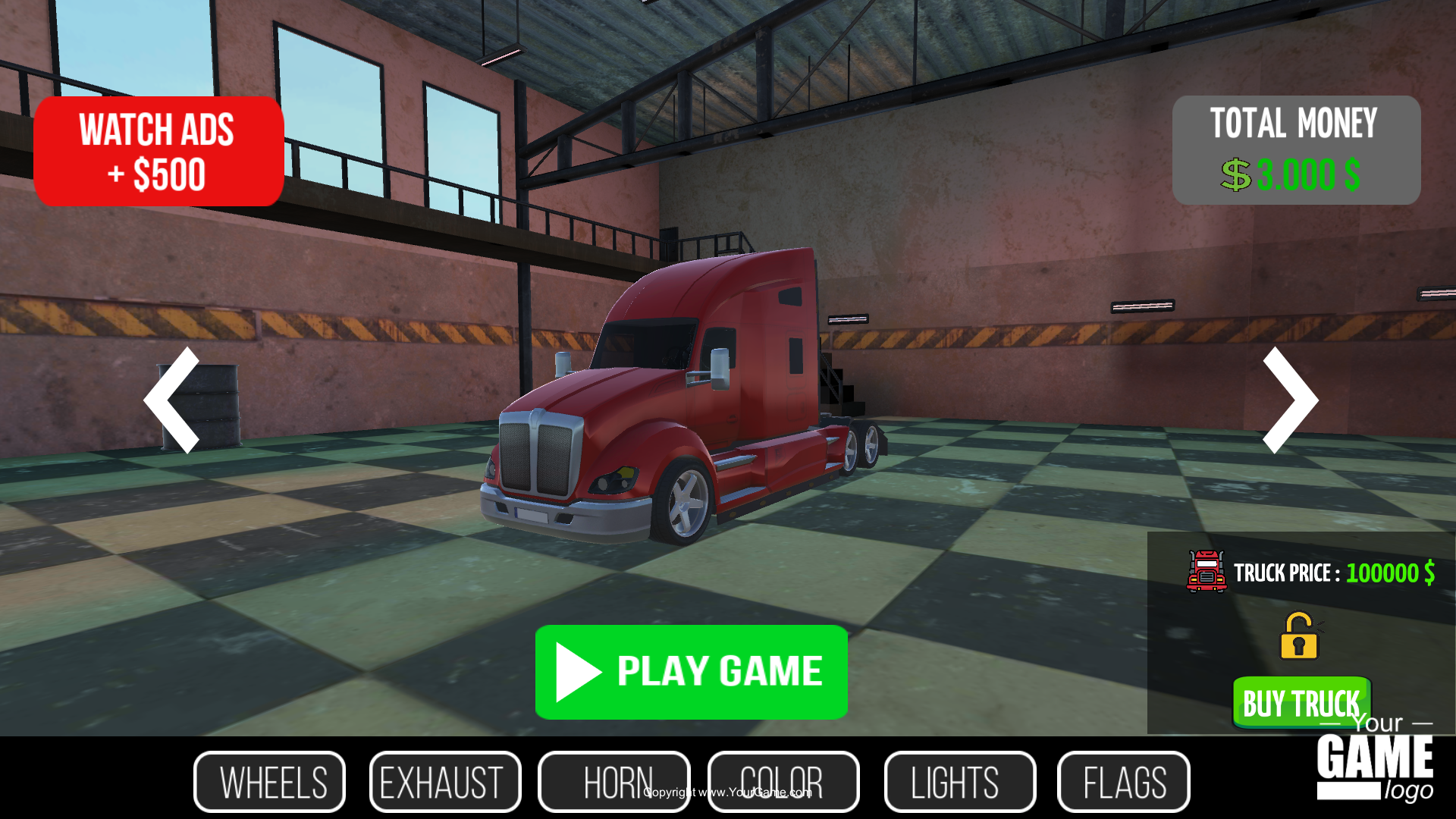Truck Simulator Driver Game Game Screenshot
