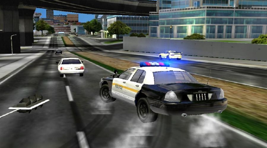 Highway Police Car City ภาพหน้าจอเกม