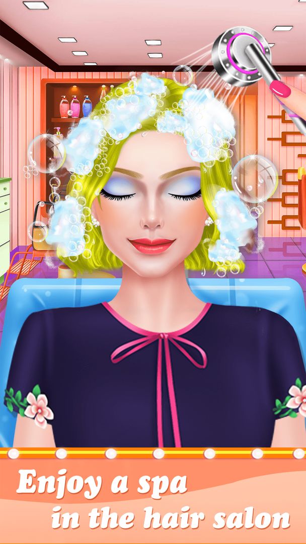 Screenshot of Hair Color Makerover Salon