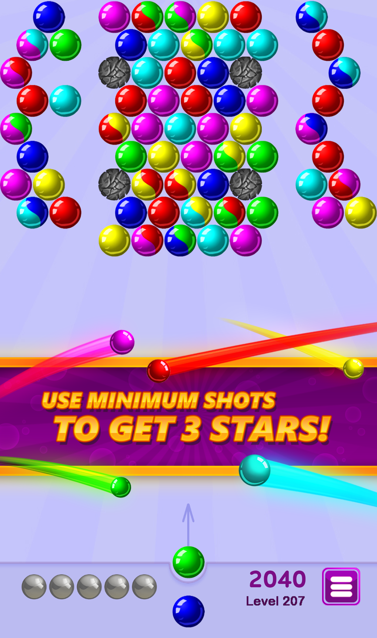 Bubble Shooter 2 - 600+ Levels Game Screenshot