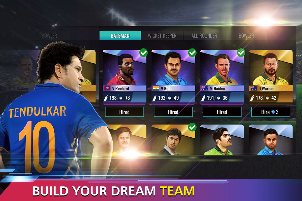 Sachin Saga Cricket Champions Game Screenshot