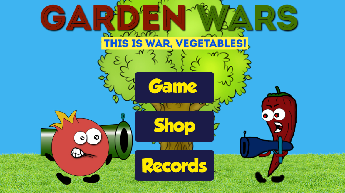 Garden Wars Game Screenshot