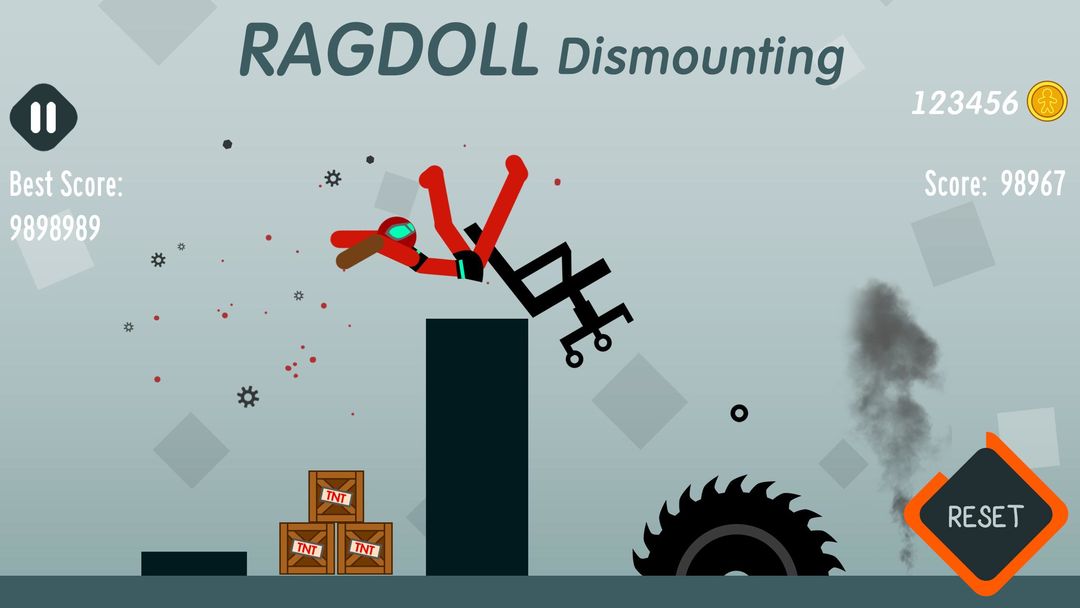 Ragdoll Dismounting 게임 스크린 샷