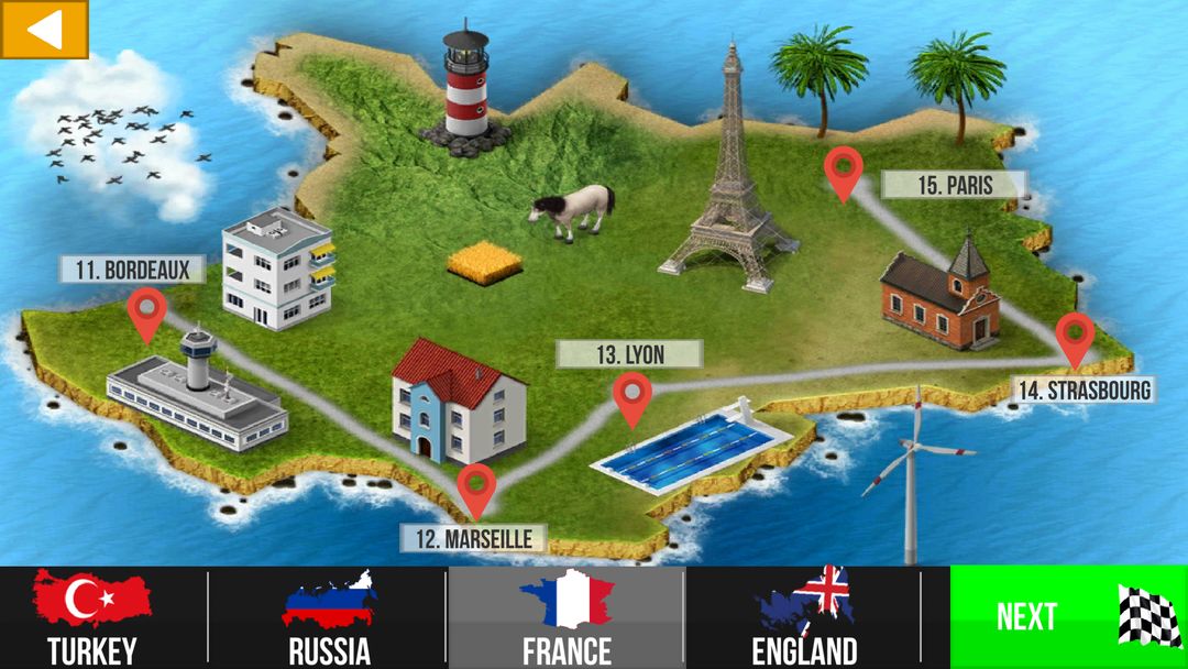 Extreme Car Driving - US Map screenshot game