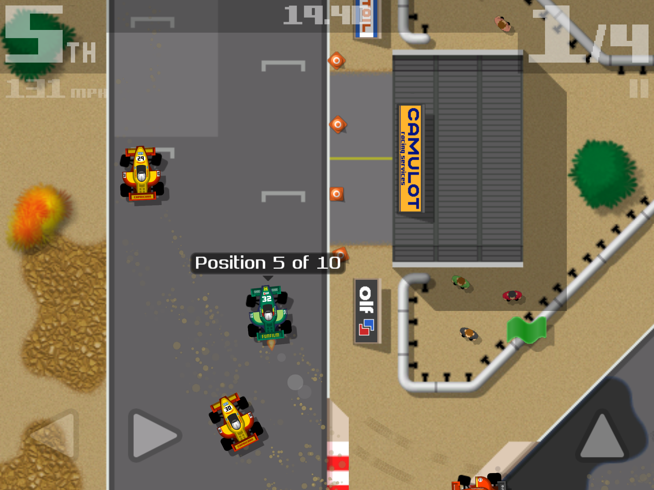 Retro Racing 2 Pro Game Screenshot