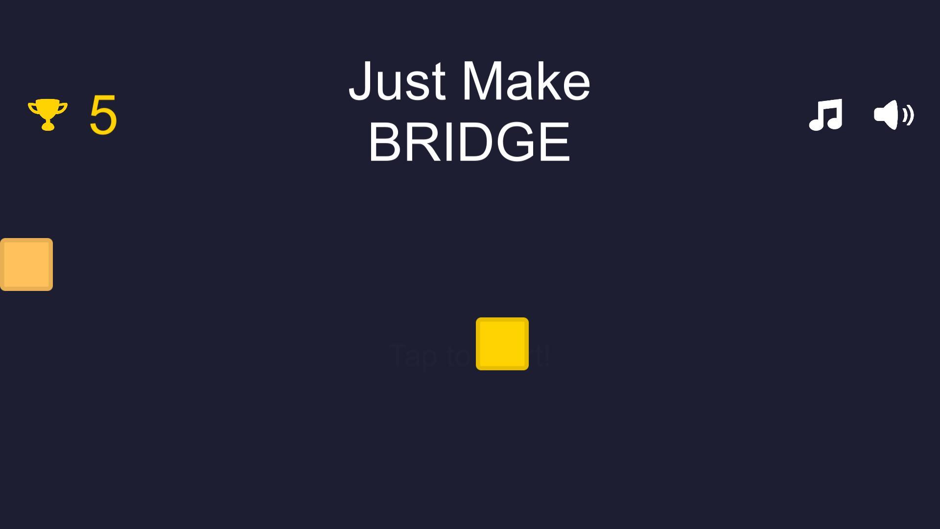 Скриншот игры Just Make BRIDGE