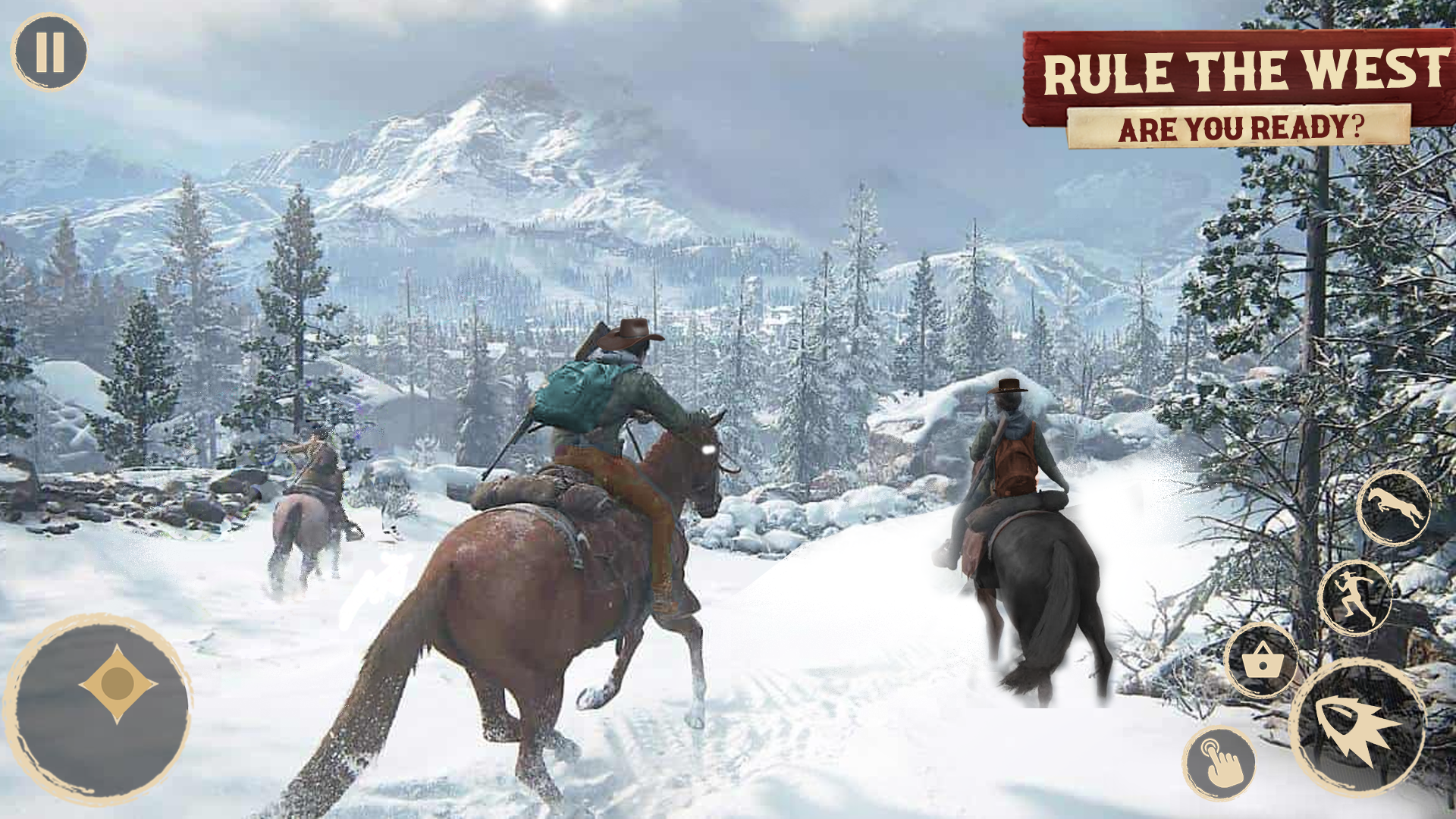 Captura de Tela do Jogo Wild West Cowboy Horse Games