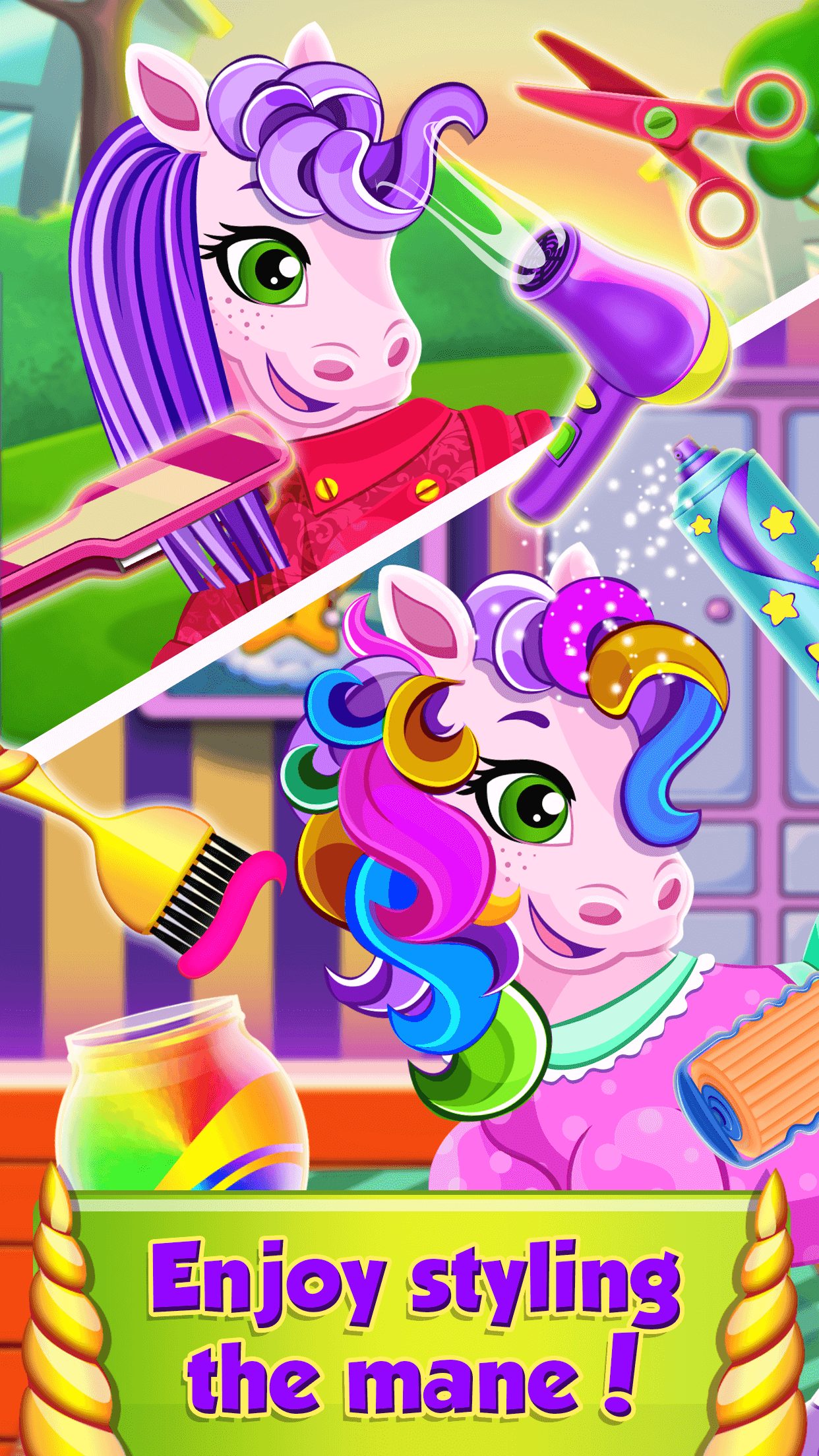 Pony Pet Salon Game Screenshot