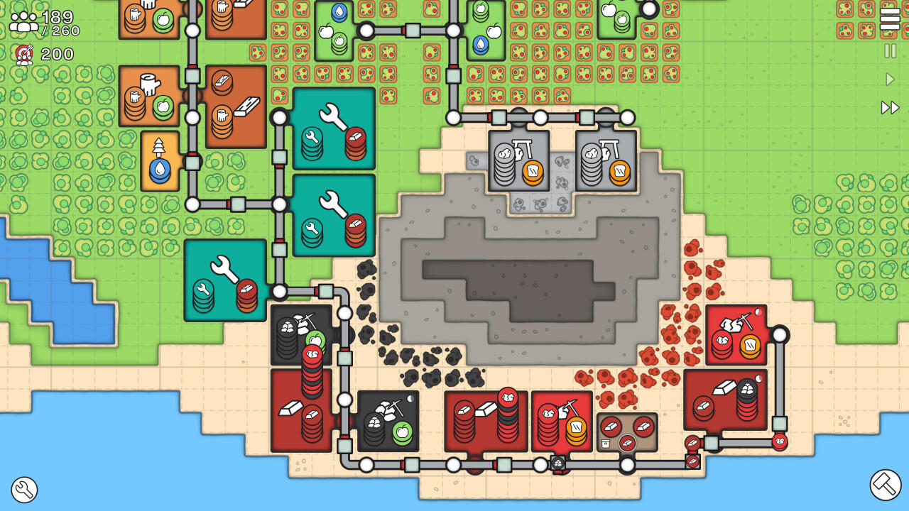 Screenshot of Mini Settlers: Prologue