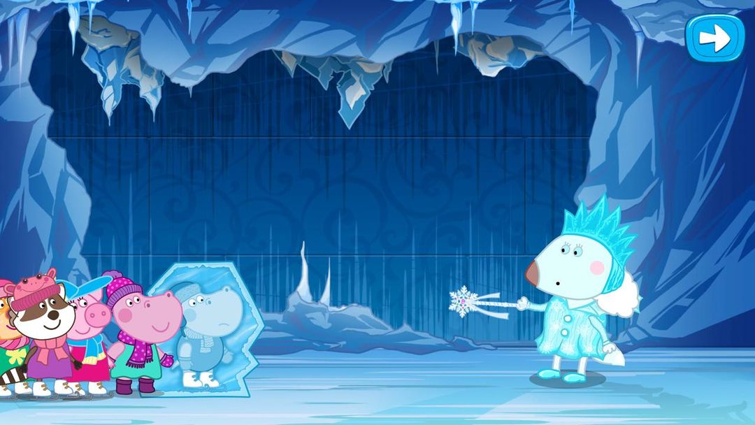 Hippo's tales: Snow Queen ภาพหน้าจอเกม