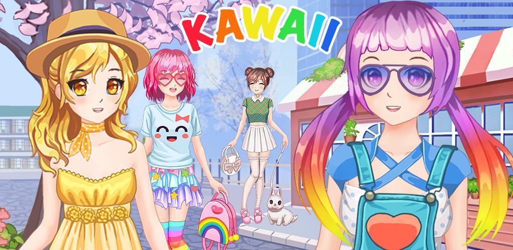Banner of Anime y Kawaii Vestir Chicas 5.5