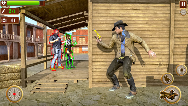 Captura de Tela do Jogo West Cowboy: jogos de tiro