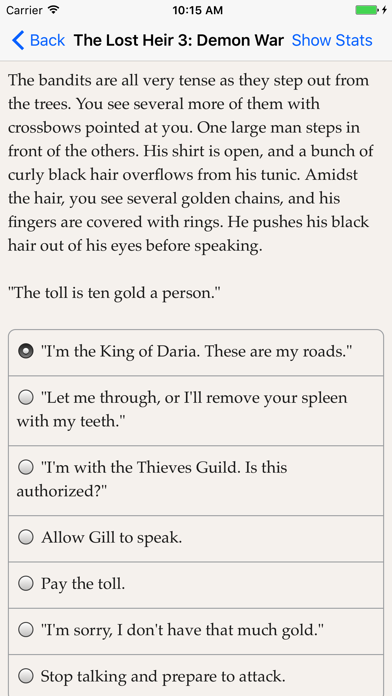 The Lost Heir 3: Demon War Game Screenshot