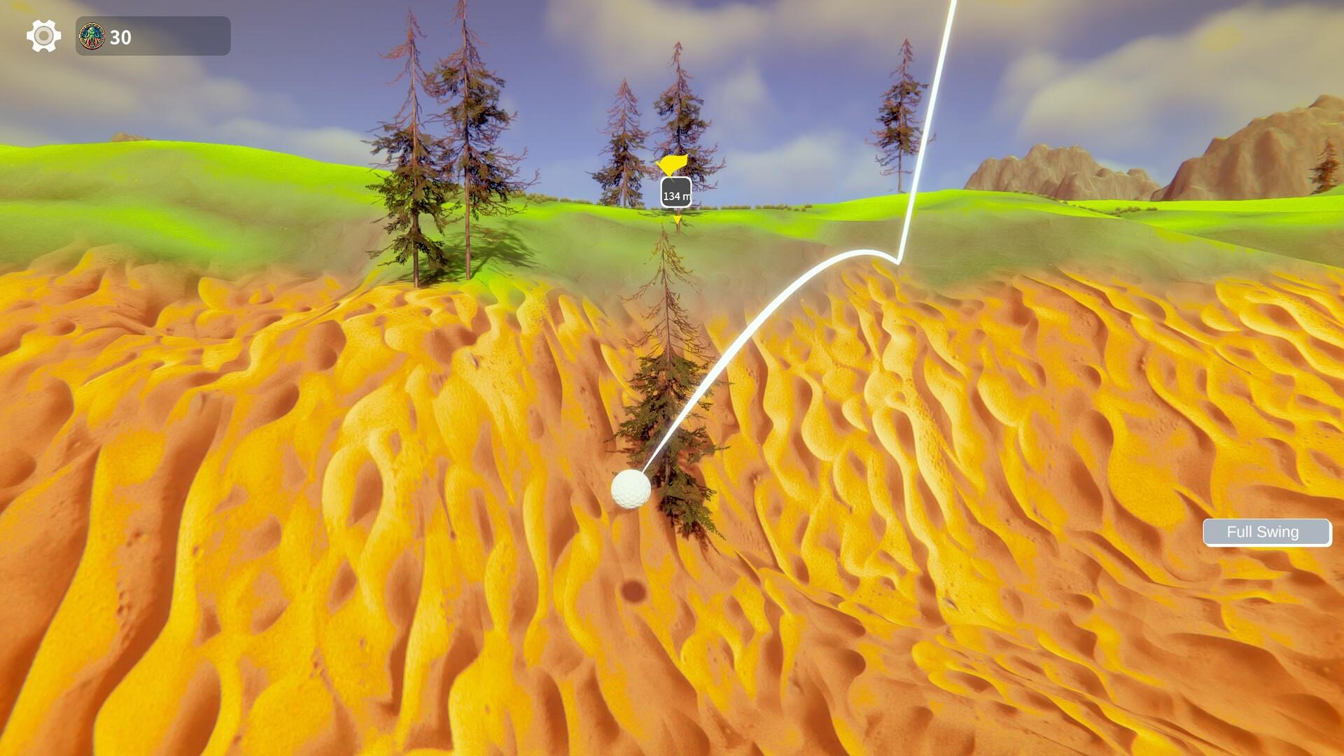 Infinity Golf screenshot game