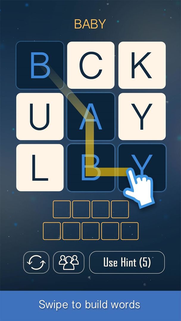 Word Cubes screenshot game