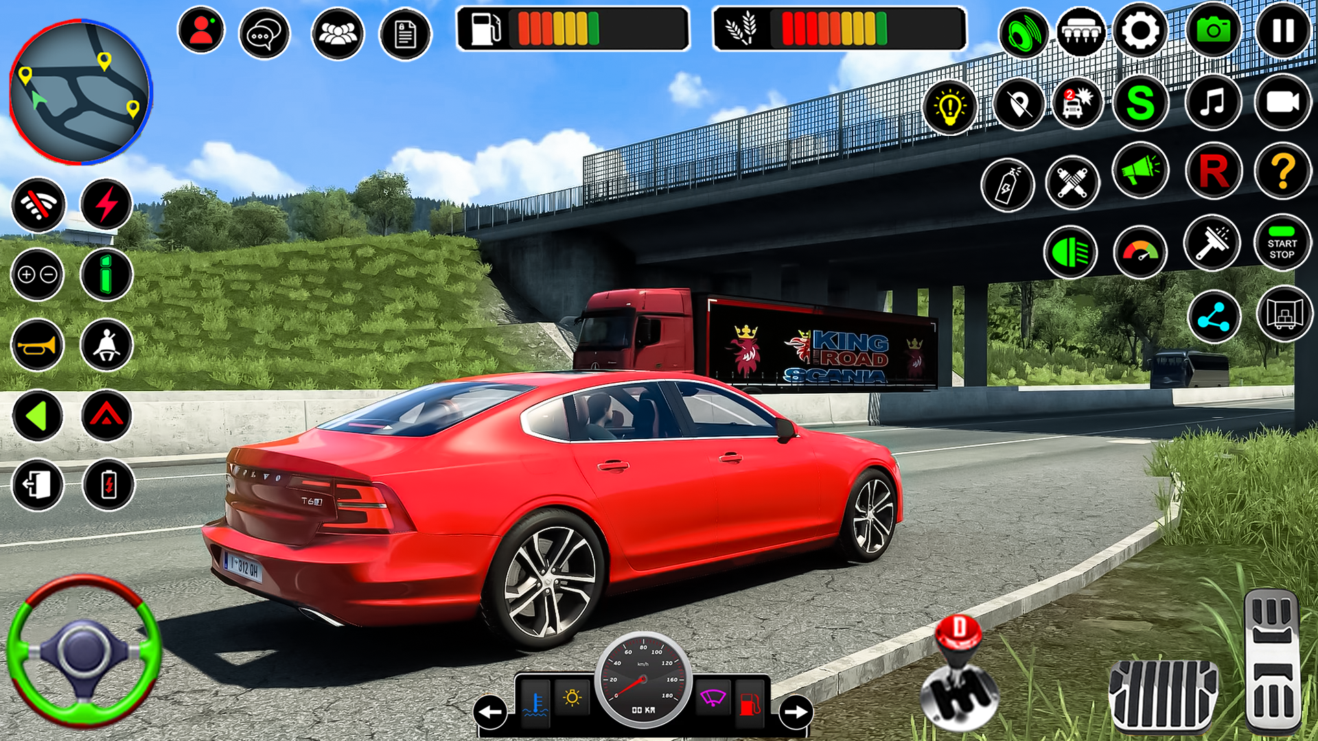 Driving School Games: City Car Game Screenshot