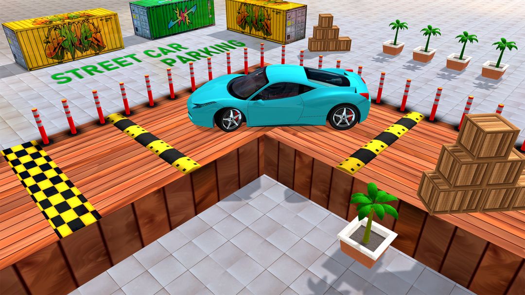 현대 자동차 주차 거리 자동차 게임 스크린 샷