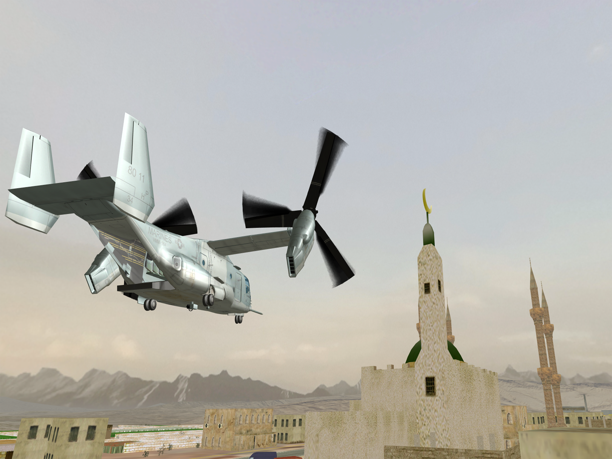 Osprey Operations - Helicopter Flight Simulator Game Screenshot
