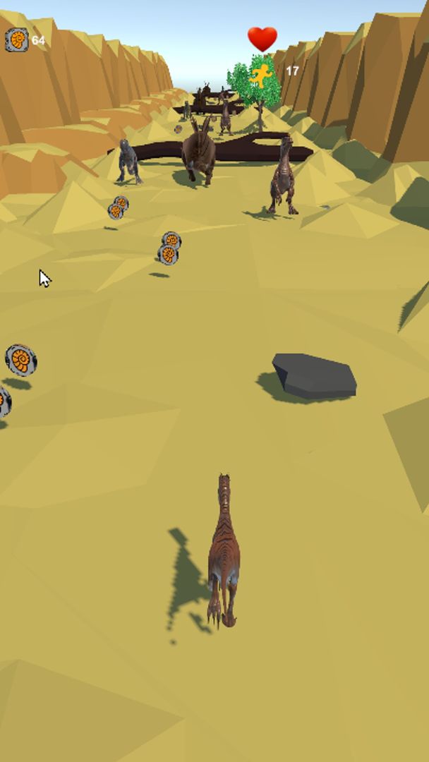 Dinosaur Dash Run ภาพหน้าจอเกม