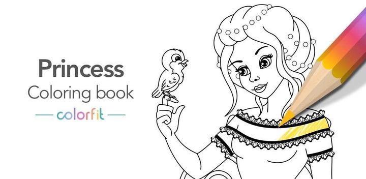 Banner of livro de colorir princesa 3.3.1