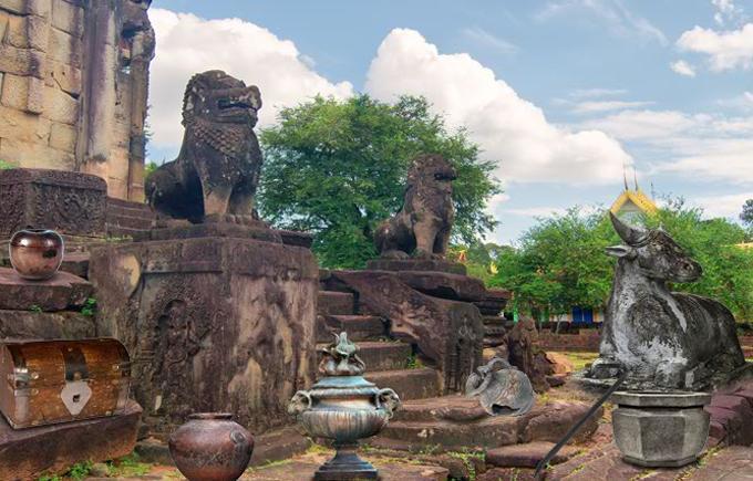 Escape Games - Cambodian Temple 2 Game Screenshot