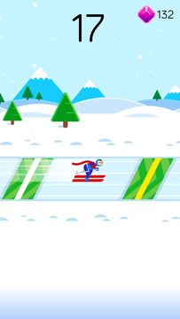 Ketchapp Winter Sports Game Screenshot