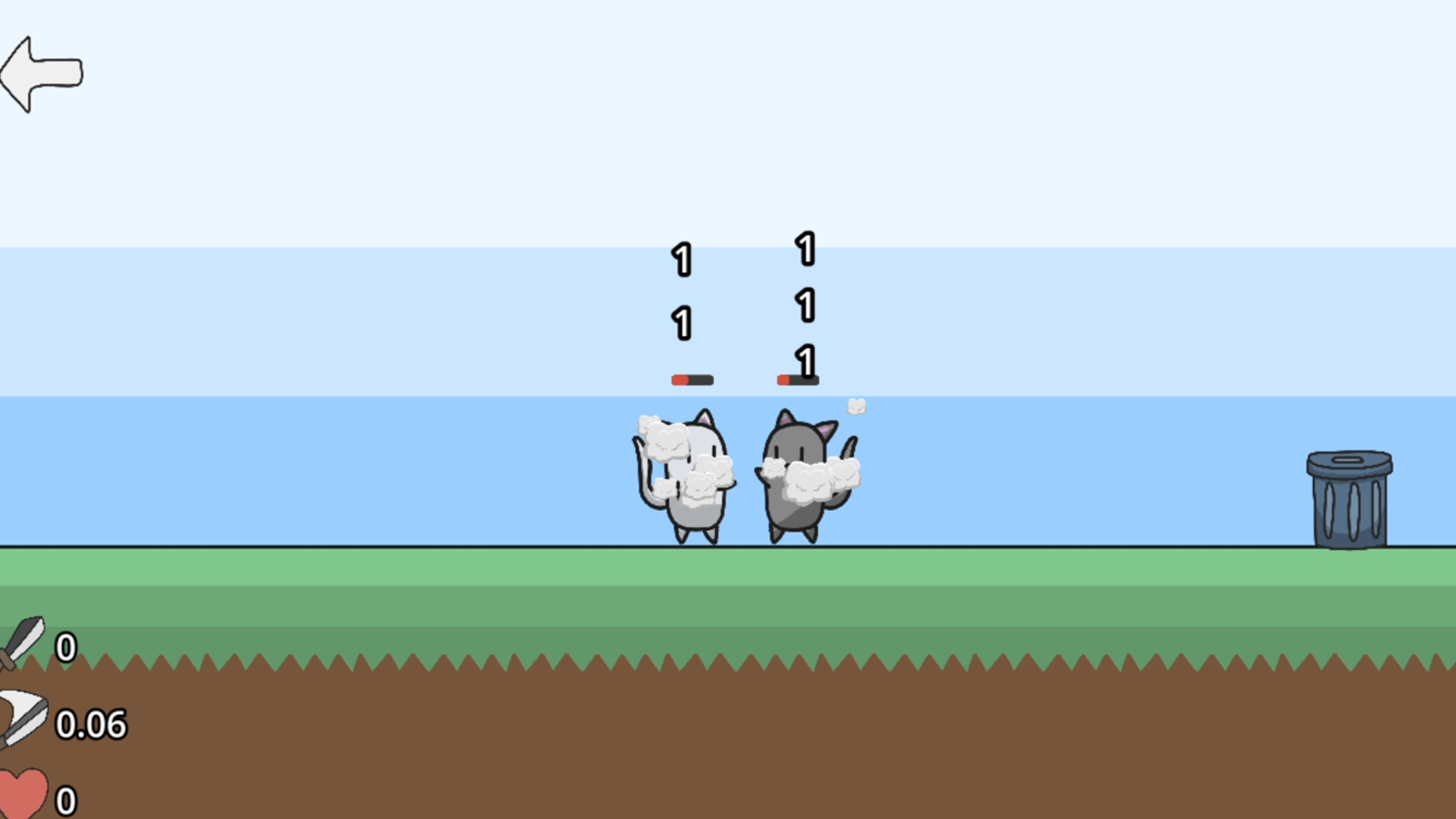 The trash can is mine Game Screenshot