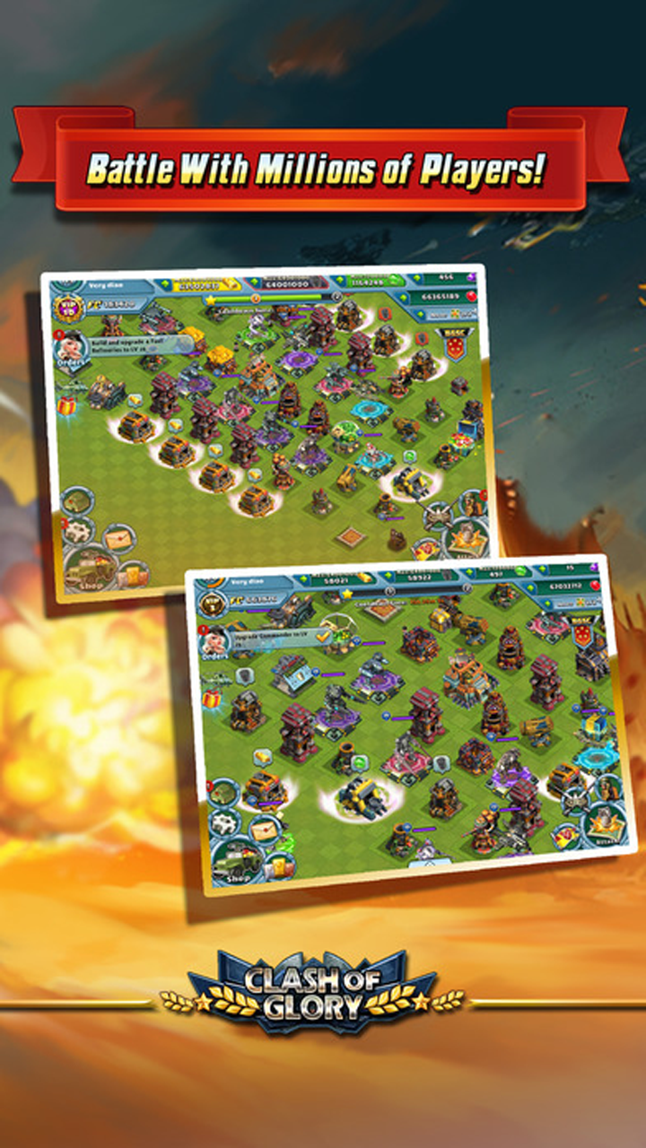 Clash of Glory – MECH War Game Game Screenshot