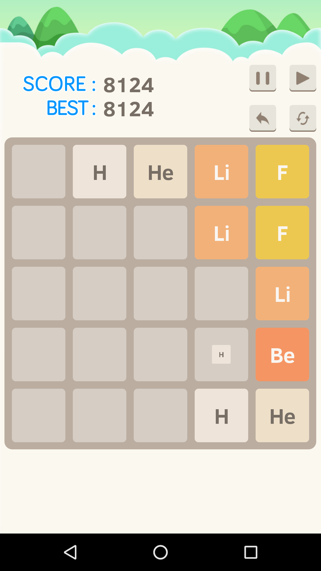 Cuplikan Layar Game 2048 game plus