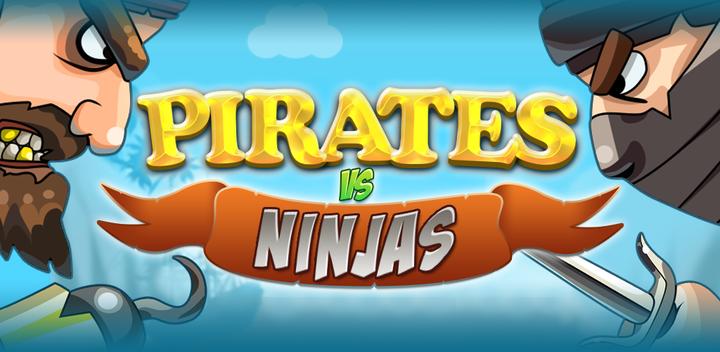 Banner of Pirates Vs Ninjas เกมฟรี 2 
