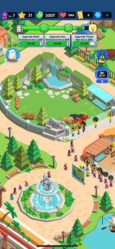 Wildlife Park Idle Tycoon Game Screenshot
