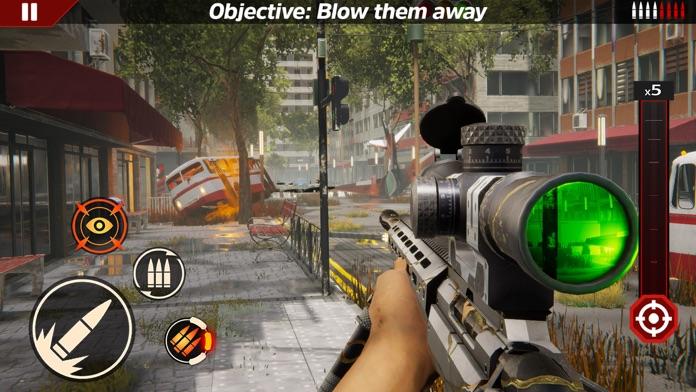 Screenshot of SNIPER ZOMBIE 2: Offline Games