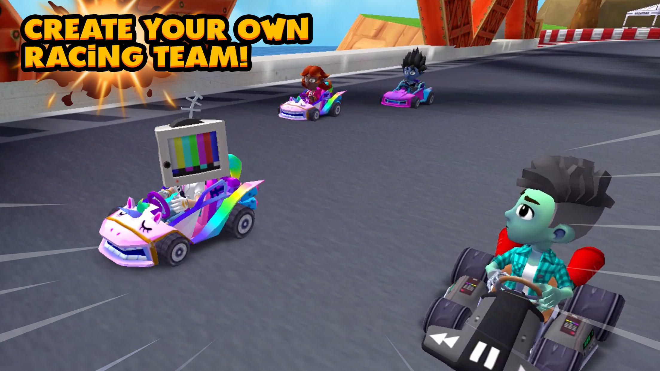 Boom Karts Multiplayer Racing Game Screenshot