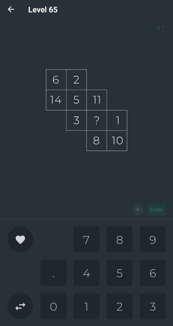 Screenshot of Black Math - Challenge 140 puzzles