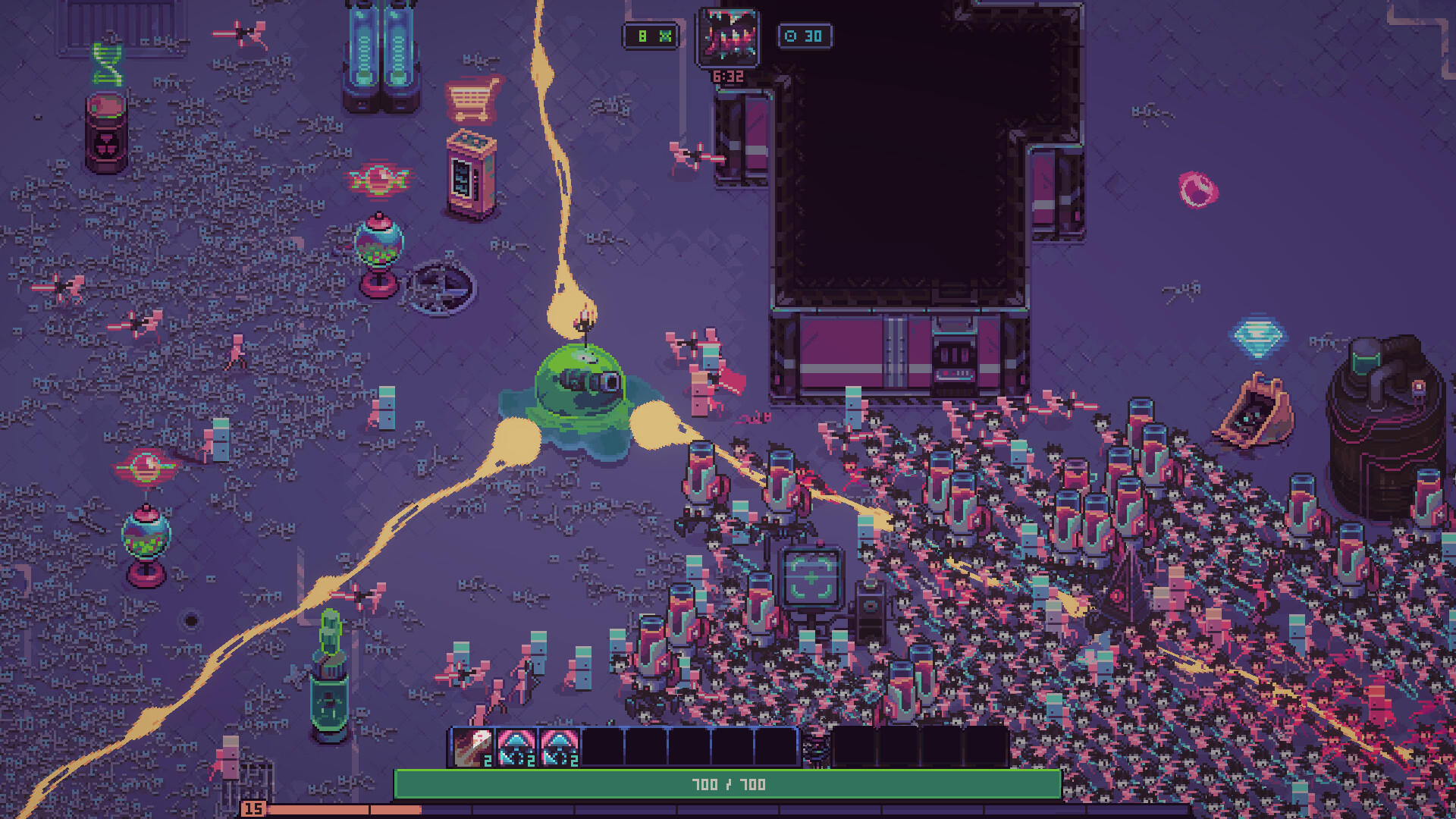 Slime 3K: Rise Against Despot Game Screenshot