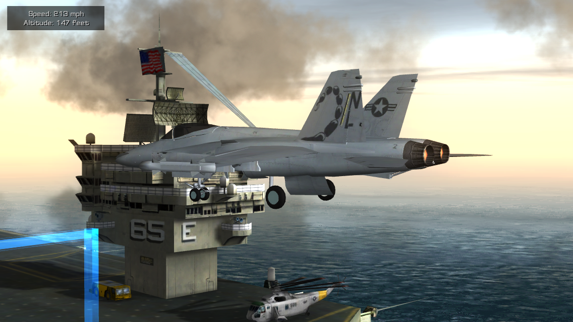 F18 Pilot Flight Simulator Game Screenshot