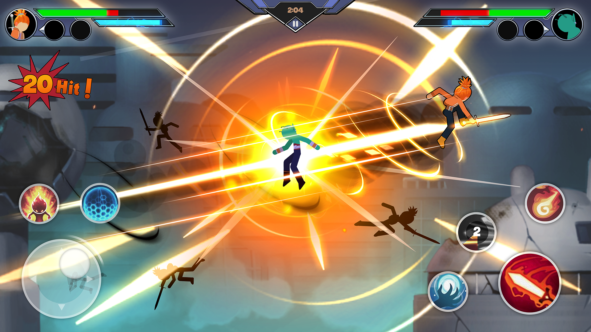 Battle Stick Warriors Legend Game Screenshot