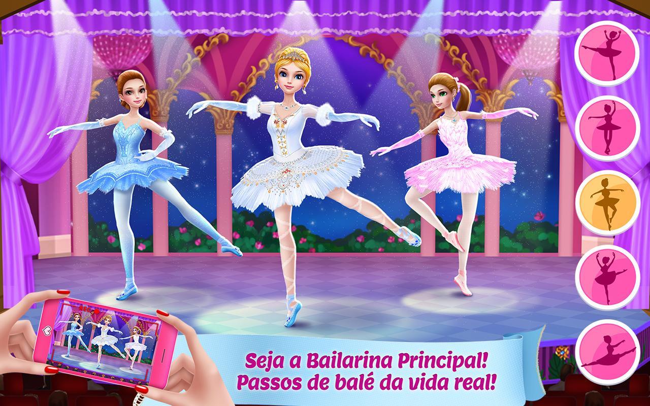 Captura de Tela do Jogo Dançarina Bela Bailarina