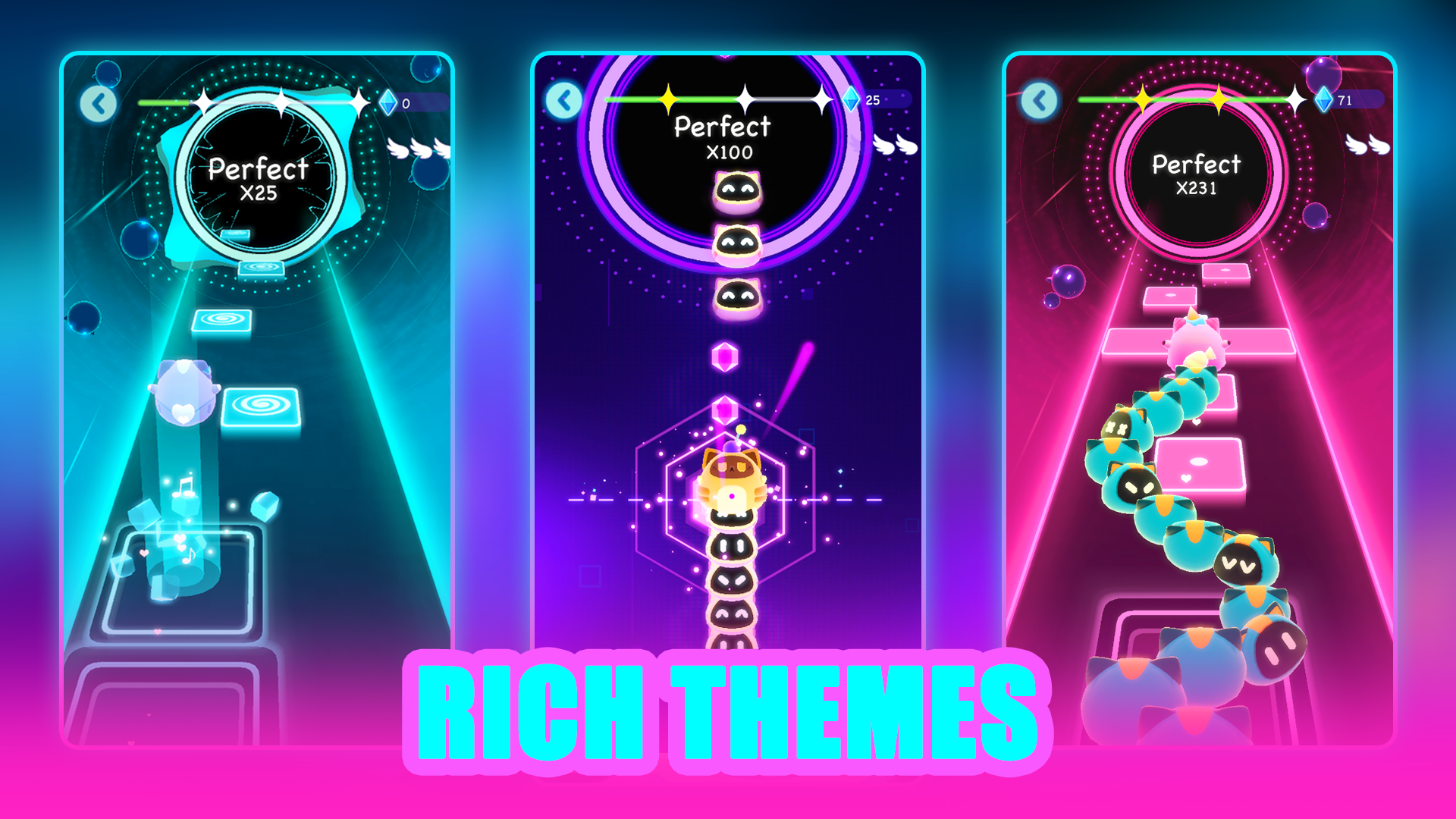 Cat Hop - Dancing Music Games Game Screenshot