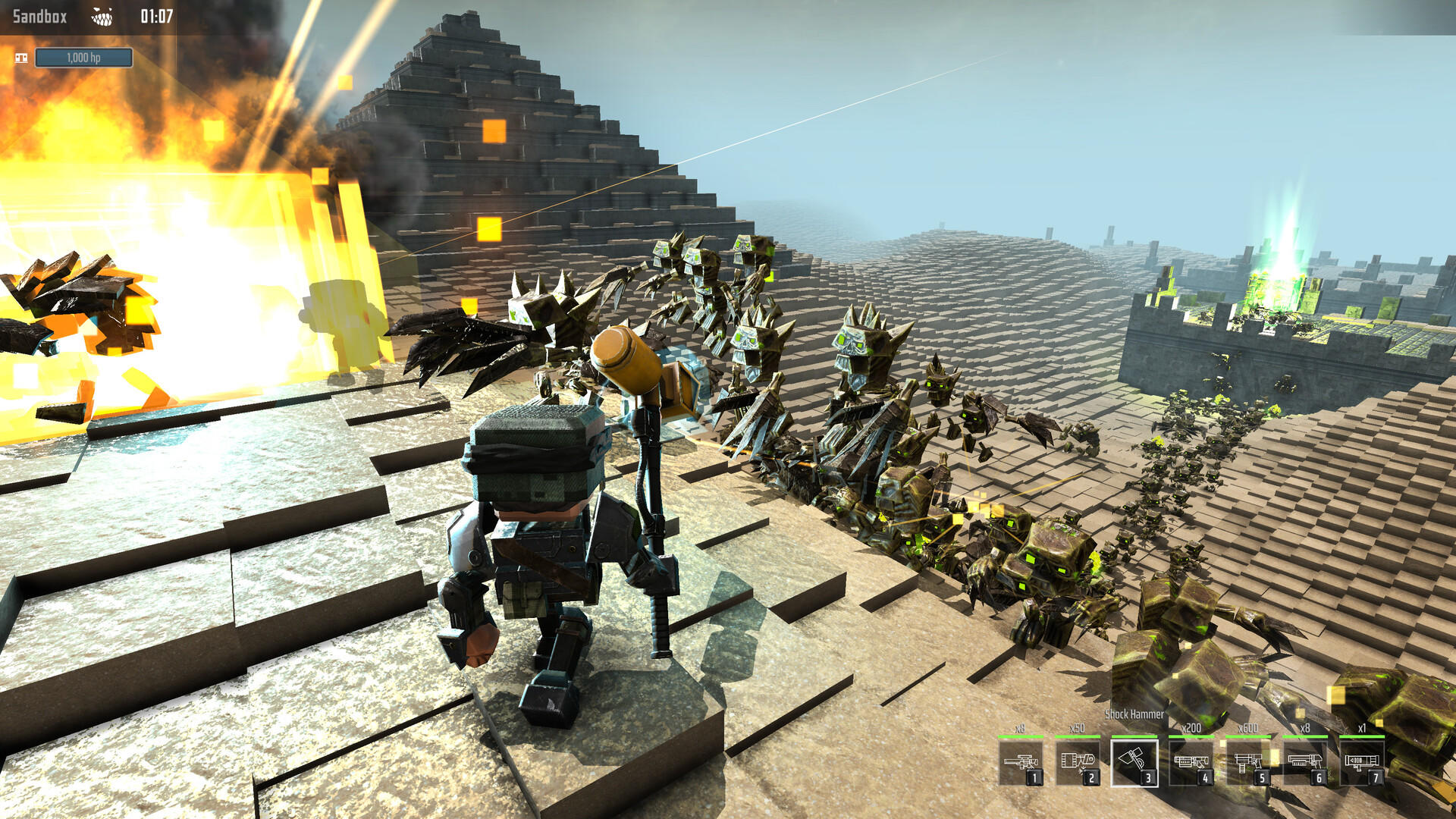 Block Fortress 2 Game Screenshot