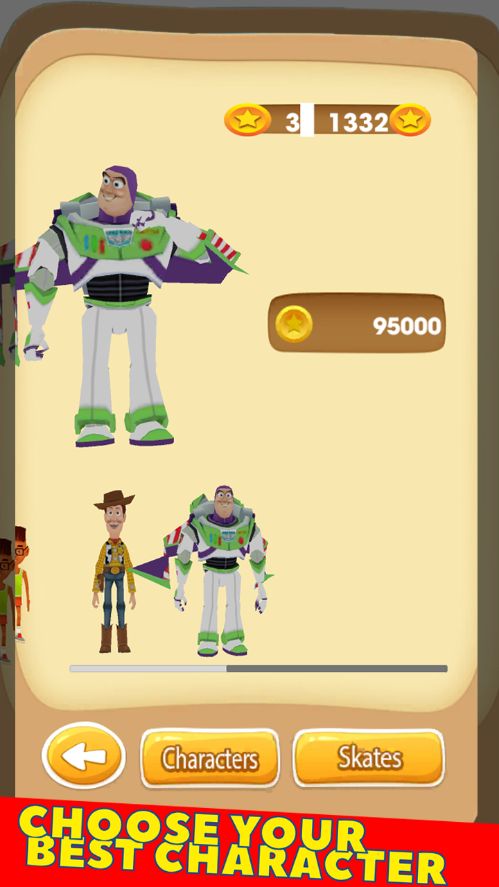 Screenshot of TOY surfer story