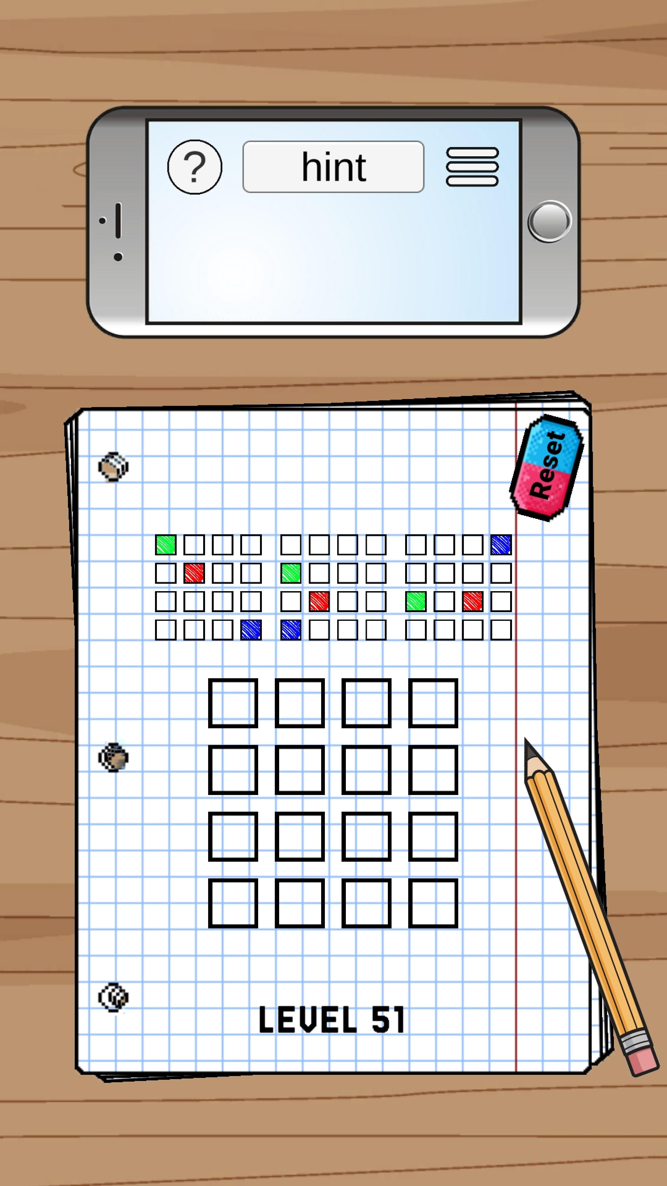 Notebook Puzzles: Brain Teaser Game Screenshot