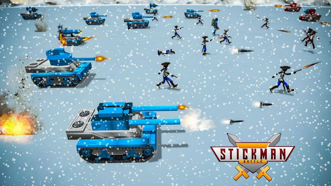 Screenshot of Stickman Battle Simulator game
