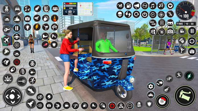 Pakistani Tuk Tuk Rikshaw Driv Game Screenshot