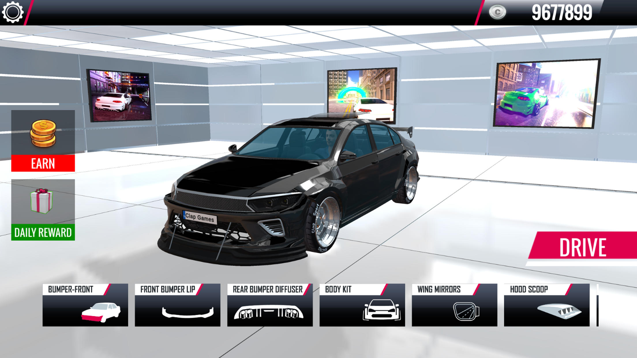 Traffic Car Driving Simulator Game Screenshot