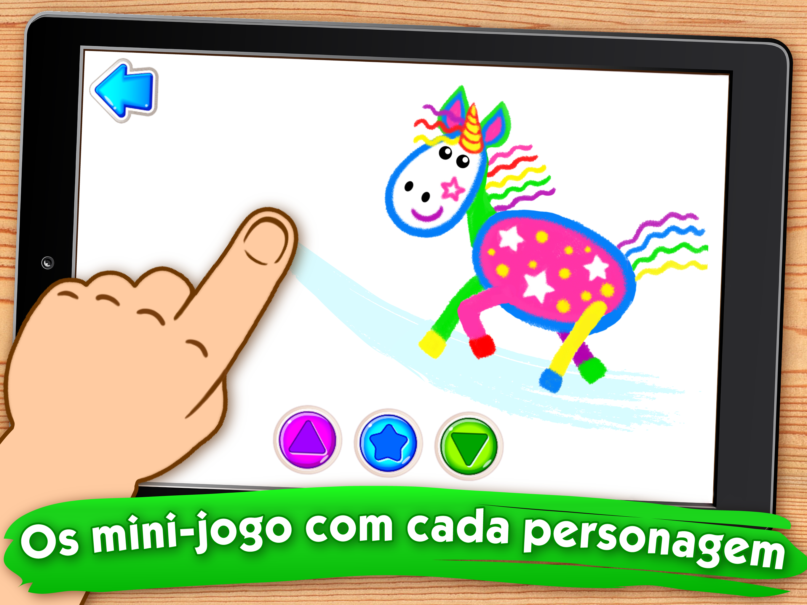 Captura de Tela do Jogo Bini Páginas para Colorir