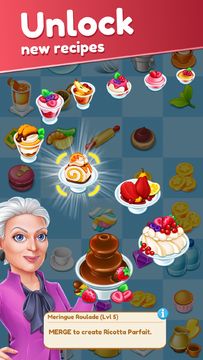 Joy Cafe: Tasty Merge Games Game Screenshot